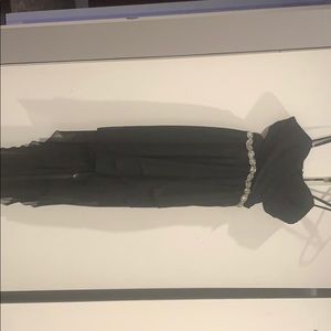 High-Low, jeweled Dress